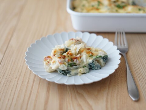 バター&小麦粉不使用♪ 鱈のヘルシー豆乳グラタン